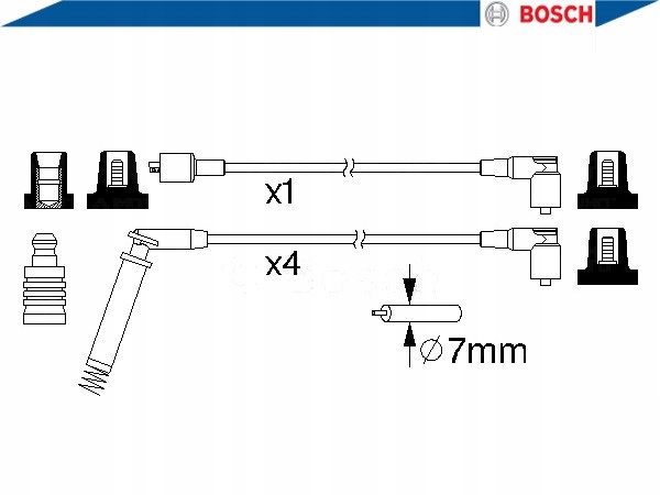 фото №4, Набор трубопровод зажигания bosch 986 357 148