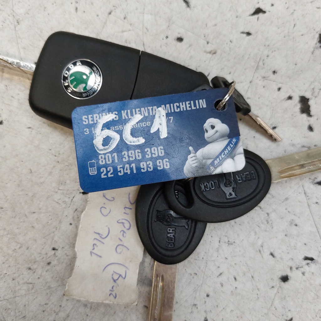 фото №10, Skoda superb ii 2 ключ замка зажигания