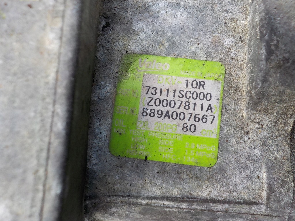 фото №4, Forester iii 2.0d компрессор кондиционер 73111sc000