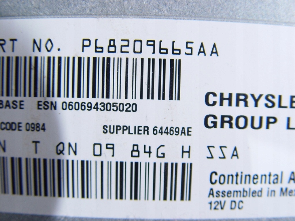 фото №8, Dodge journey fiat freemont 11- зчитувач радіо cd am fm