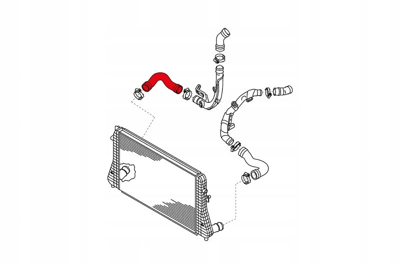 Шланг турбіни audi, seat, skoda, vw Оригінал