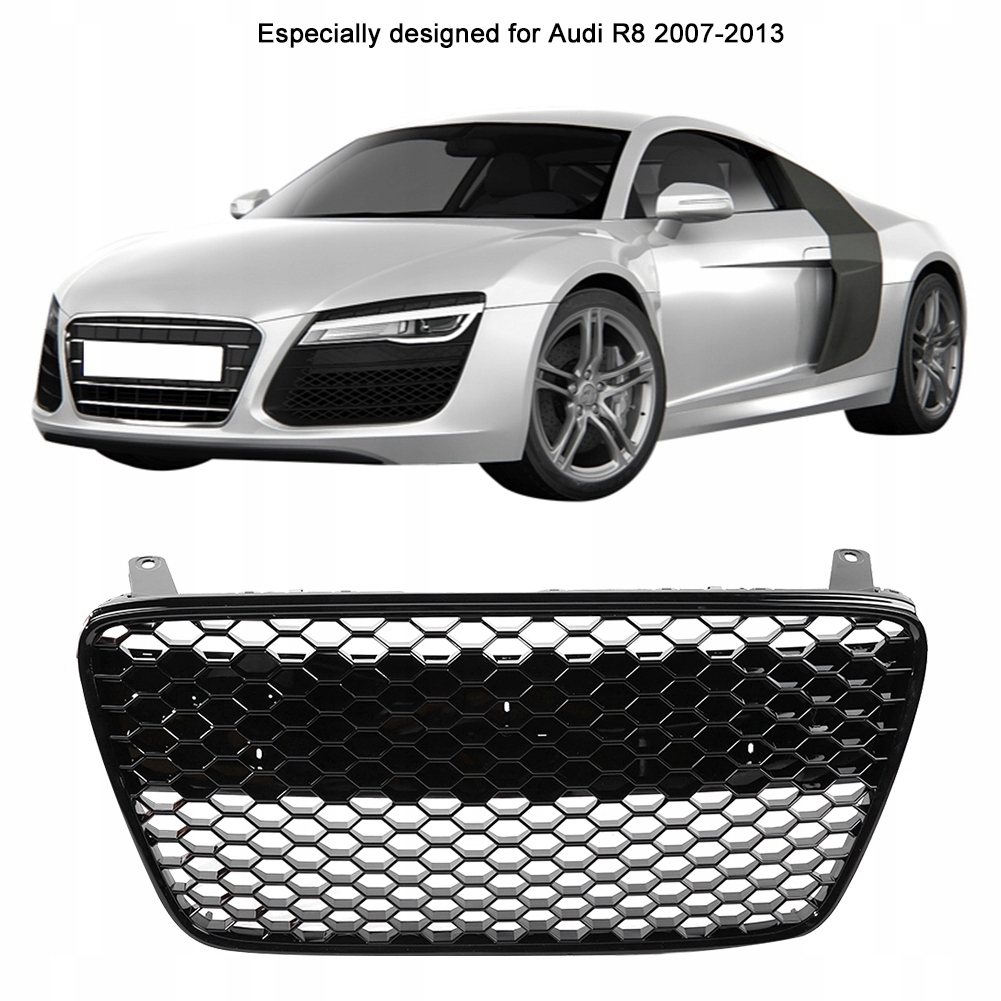 фото №7, Передній бампер автомобільний решітка center center do audi r8 07-13 jiao r3