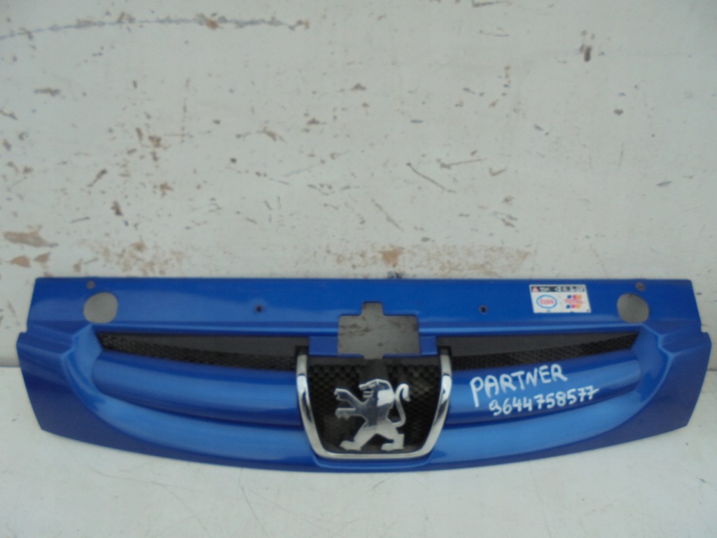 фото №1, Решітка радіатора решітка радіатора peugeot partner 9644758577