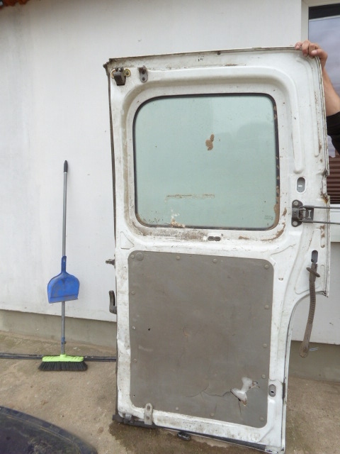 фото №11, Renault master movano ii 98-03 двері задня ліва скло молдинг