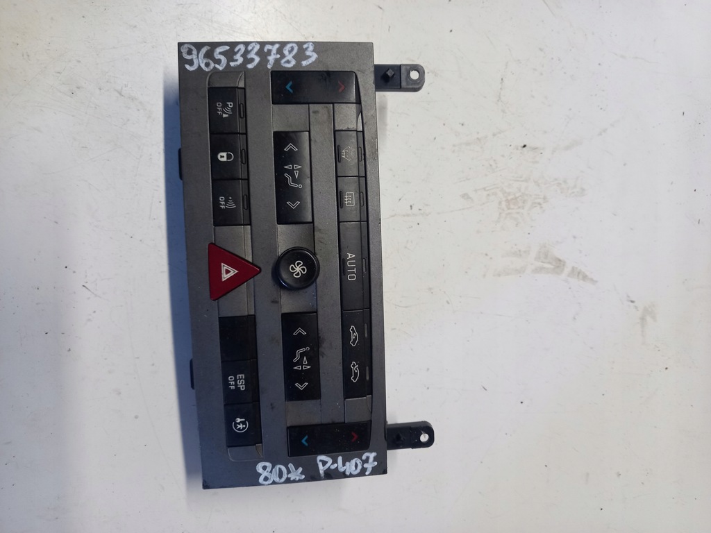 фото №1, Панель кондиціонера peugeot 407 96533783