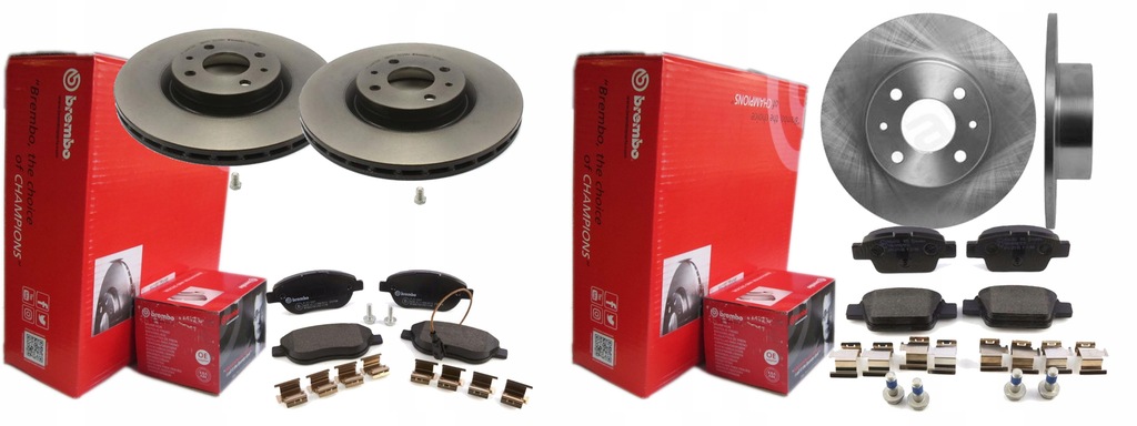 фото №1, Гальмівні диски гальмівні колодки p+t brembo fiat stilo bravo ii