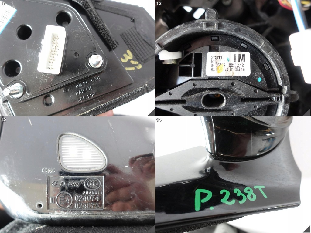 фото №12, Hyundai santa fe iii 3 lift 15-18 дзеркало зовнішнє ліва камера 20 pin