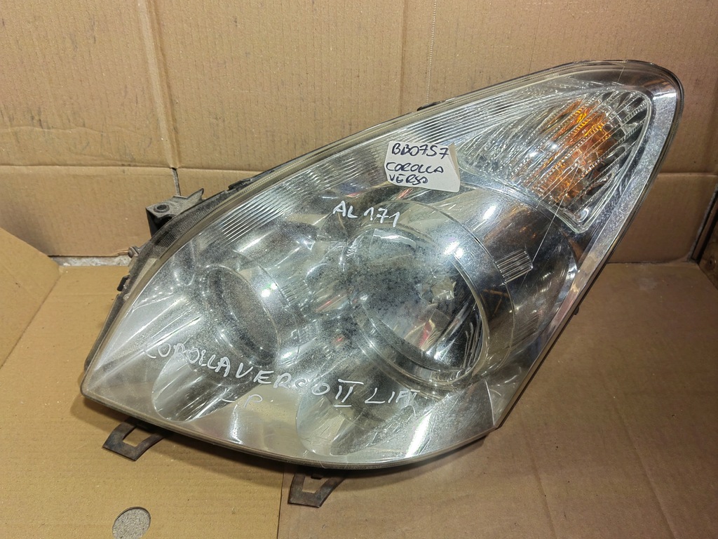 фото №1, Фара лампа перед ліва corolla verso ii 07-09