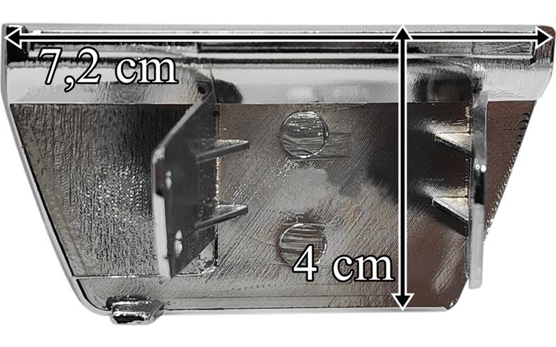 фото №2, Iveco stralis заглушка розпилювача хром права