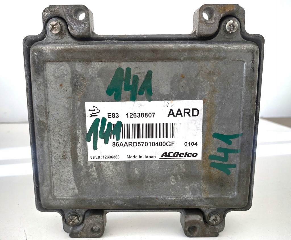 фото №7, Opel astra j 1.6 модуль блок керування бортовий комп'ютер ecu 12638807 aard