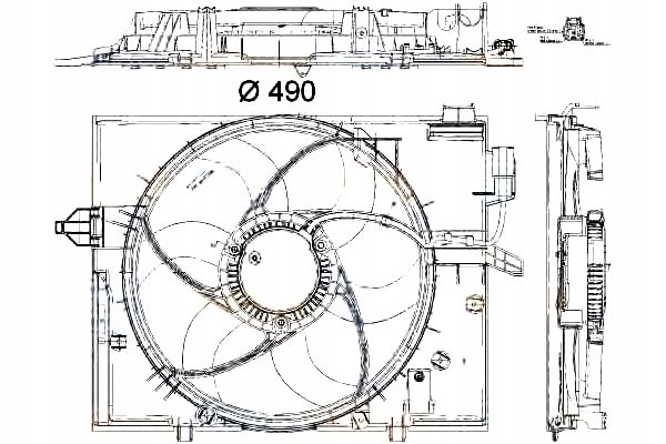 фото №2, Вентилятор радиатора [hella]
