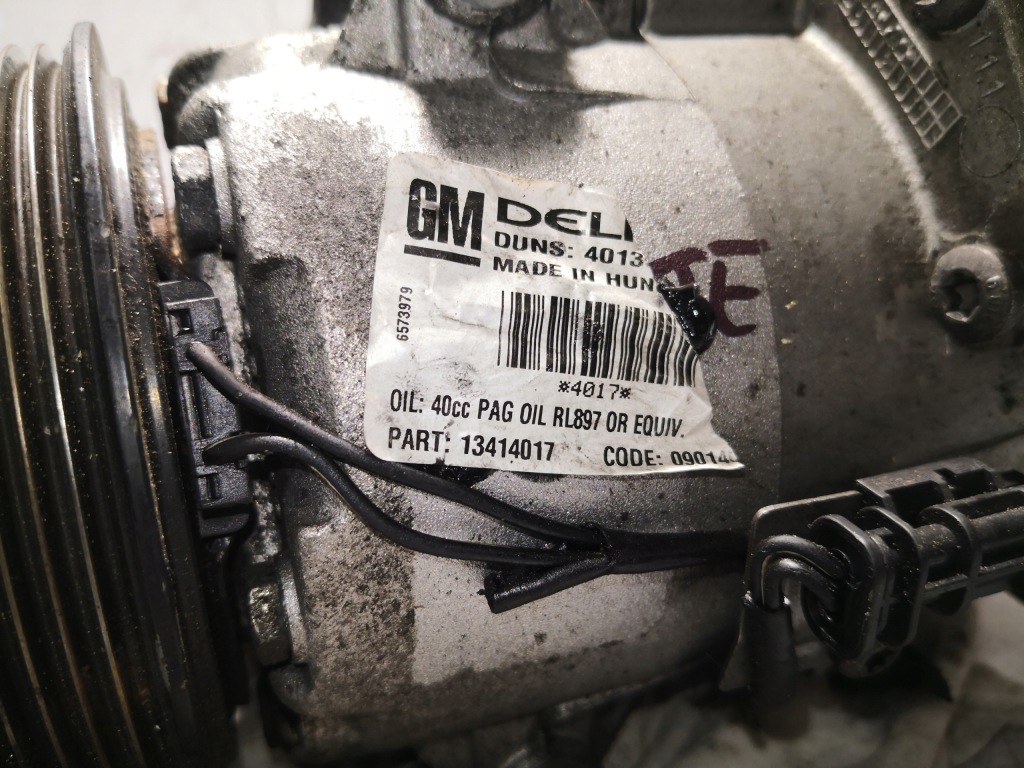 Компрессор кондиционера opel astra j 1.7 cdti 13414017 401575950 a17dtr/dte Киев