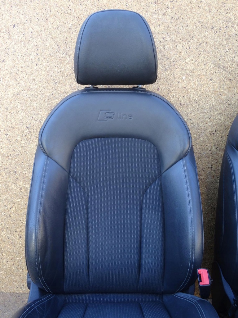 фото №6, Audi q3 8u s-line 11-18 обивка сиденья заднее сиденье кожа материал комплект