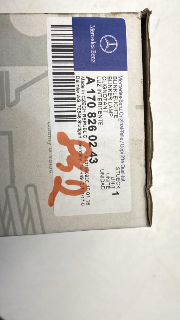 Купити Mercedes slk r170 поворотник поворотник правий передній перед a1708260243