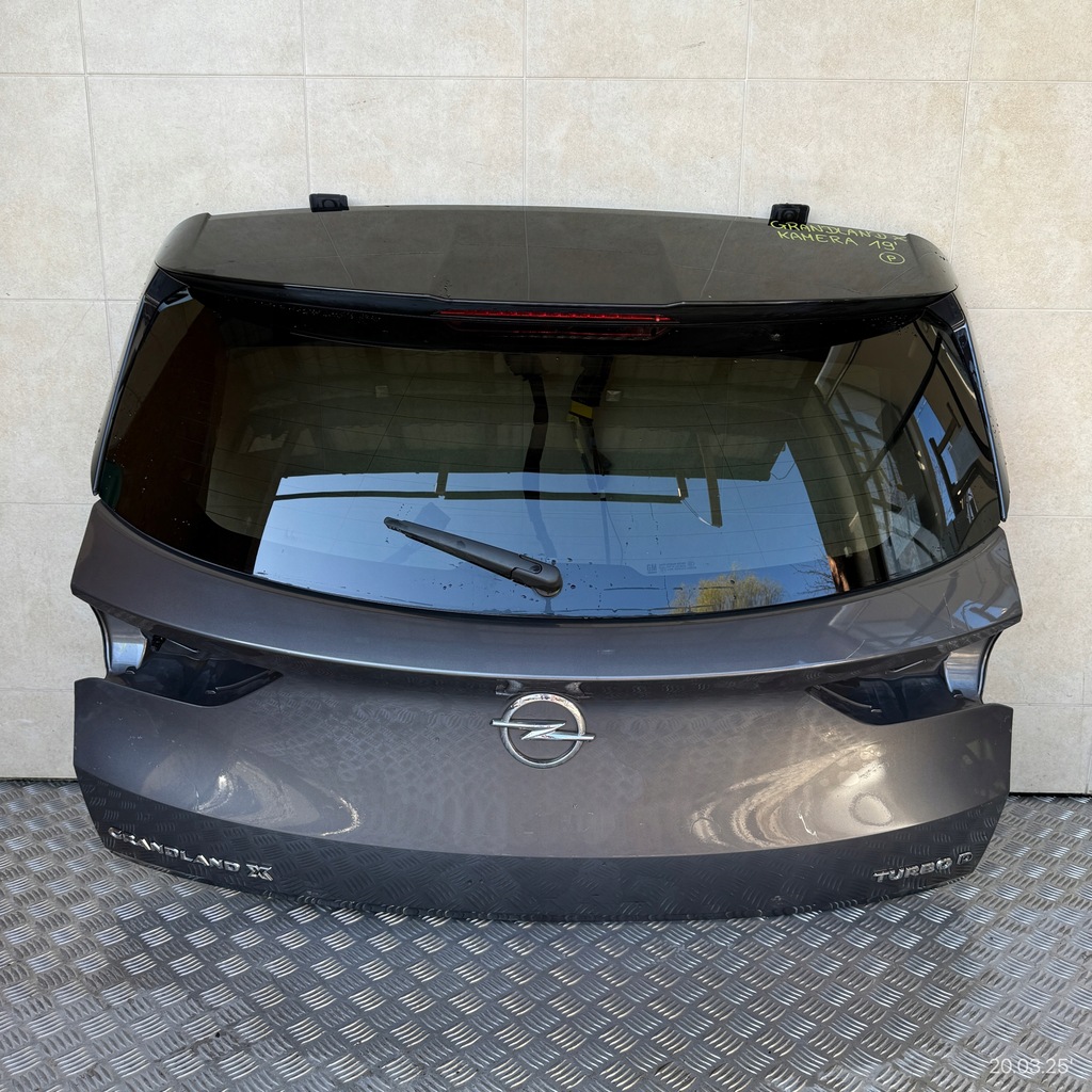 фото №1, Крышка багажника задняя комплектная opel grandland x 2019 rok камера
