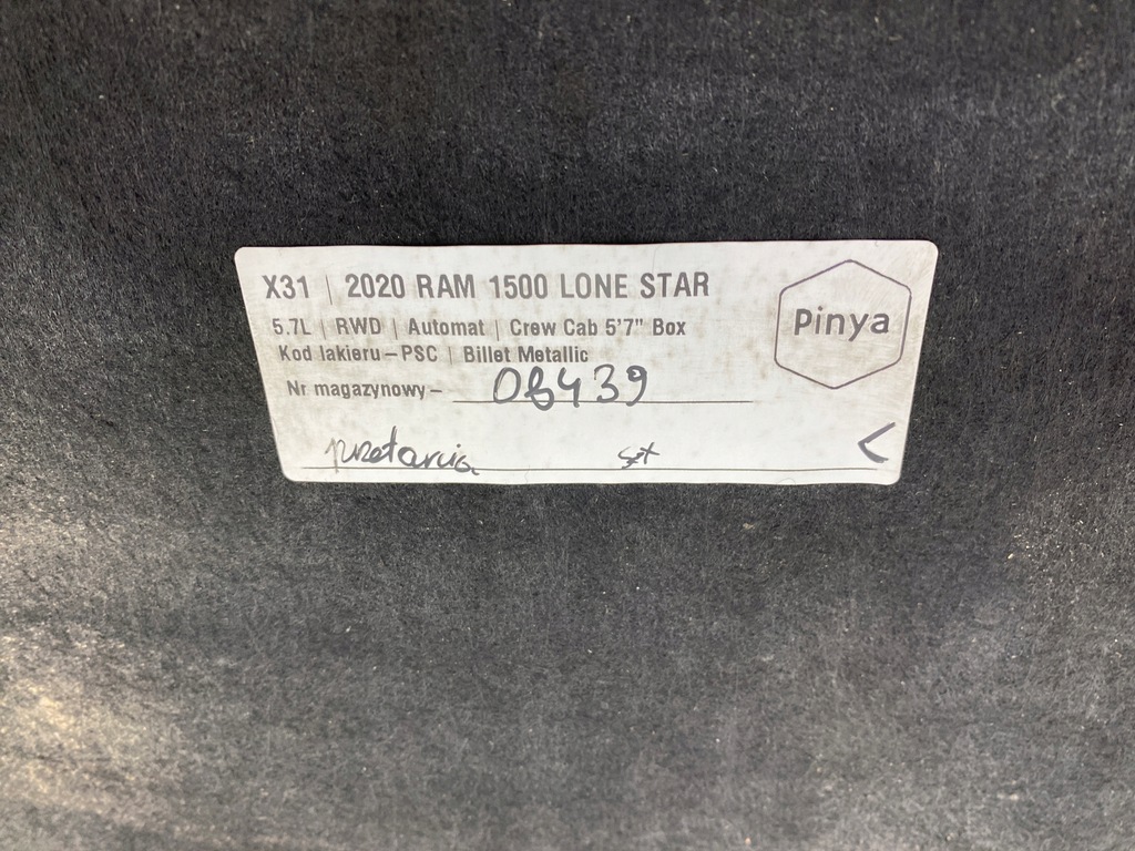 фото №14, Бардачок kompletny підлоговий задня ram 1500 2019+ usa