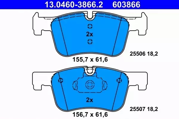 фото №13, Ate гальмівні диски+ гальмівні колодки перед bmw 4 f32 f33 300mm