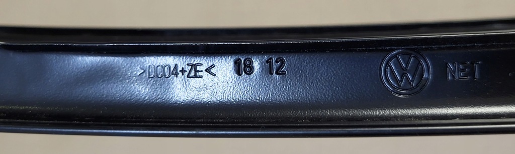 фото №6, Захист молдинг стійка ліва задня обшивка зовнішнє dekor vw golf vi 5m оригінальний номер