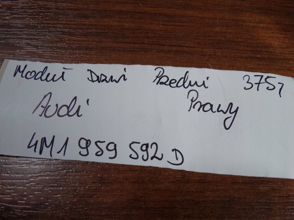 фото №3, Idealny модуль двері передній правий audi 1