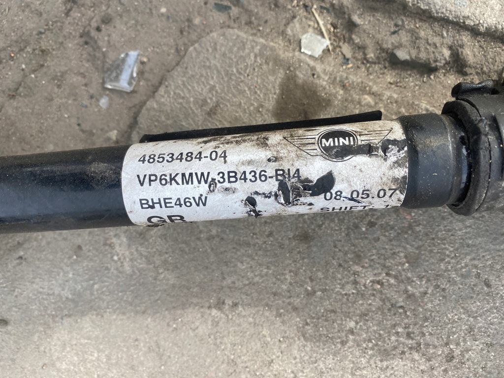 фото №3, Mini cooper ii r56 1.6 hdi привідний вал права довга