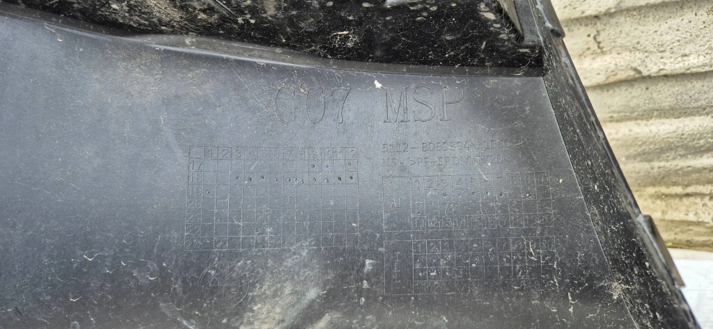 Bmw x7 g07 18-22 m-pakiet бампер задняя полный org Недорого