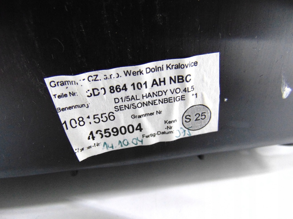 фото №9, Подлокотник туннель средний бардачок vw phaeton