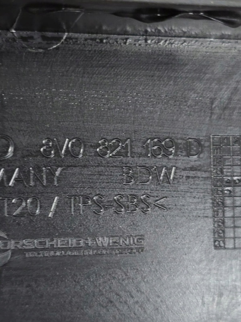 фото №6, Захист крила ліва audi a3 8v sedan 8v0821169d