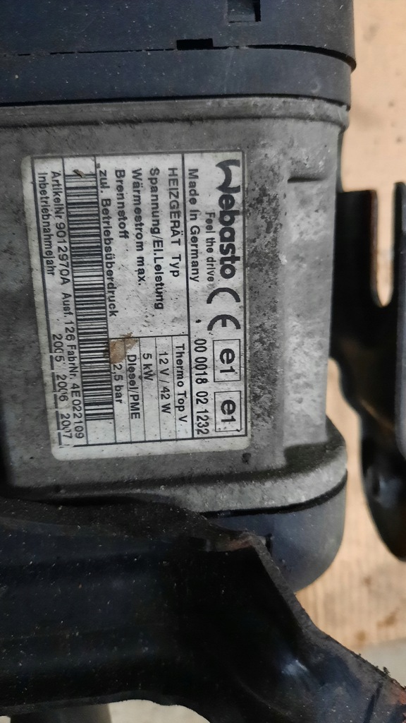 фото №6, Webasto volkswagen touran 1.9d 1ko815065ad