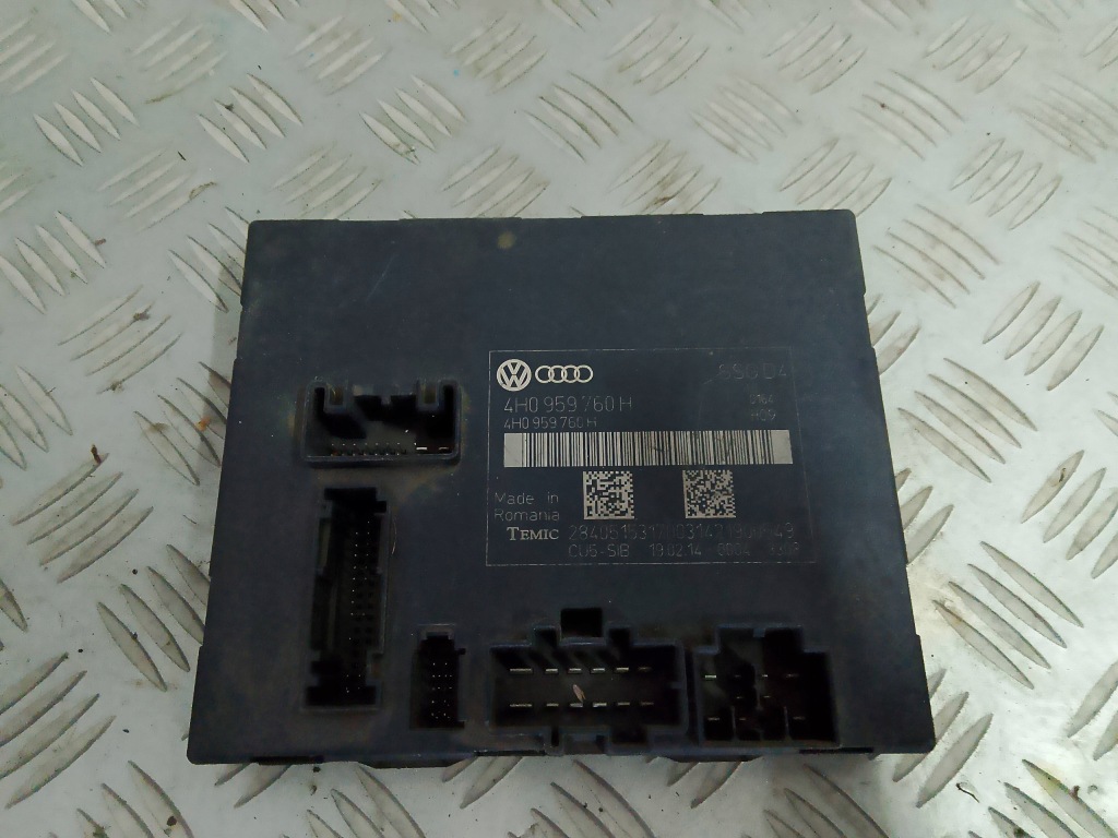 фото №1, Audi a8 d4 4h модуль блок управления сиденье 4h0959760h