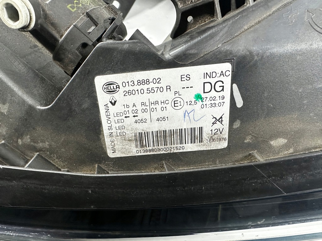 фото №7, Captur i lift лампа правая левая перед pure vision led 260105570r 260608385r