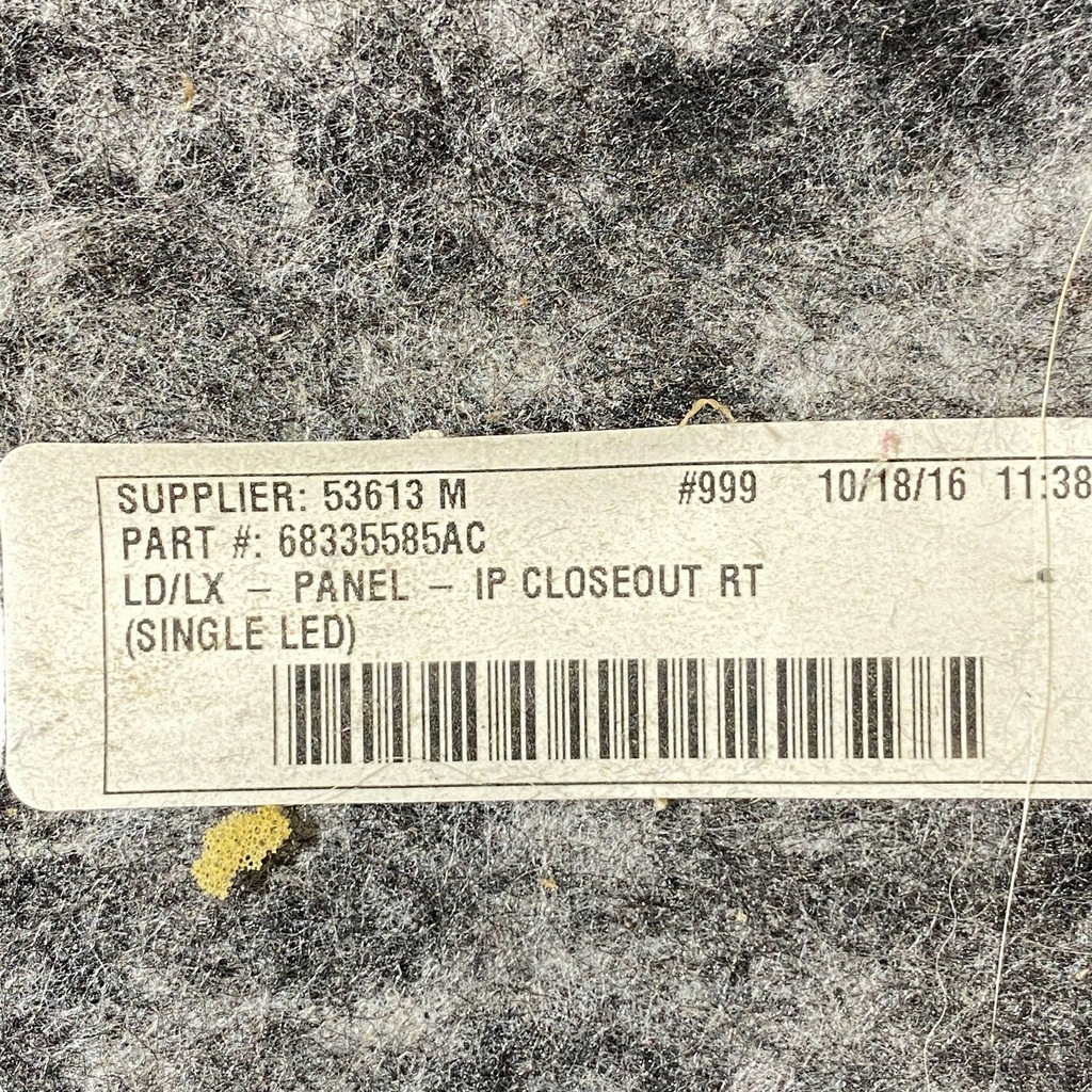 фото №9, Dodge charger 2017 element панелі приладової панелі / dół