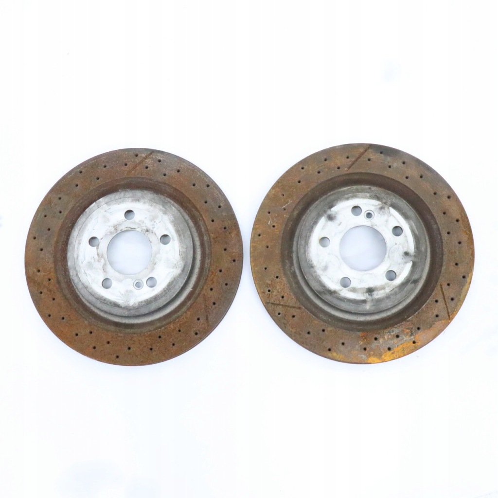 фото №1, Mercedes r172 тормозные диски тормозные левый правый задняя набор перфорированные