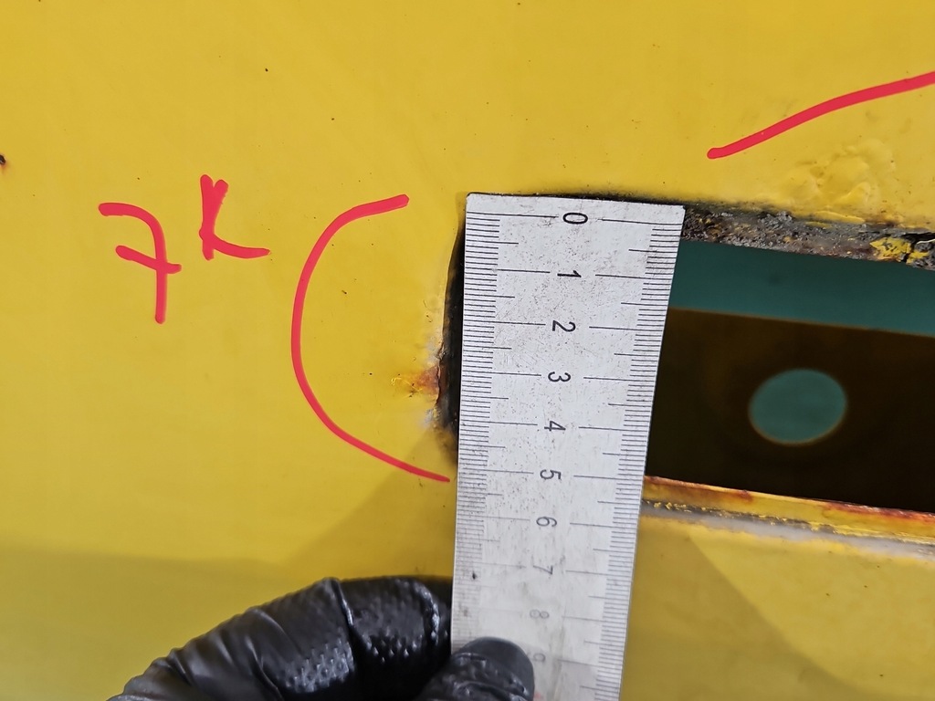 фото №9, Крышка багажника задняя vw transporter t5 03-09 жёлтый