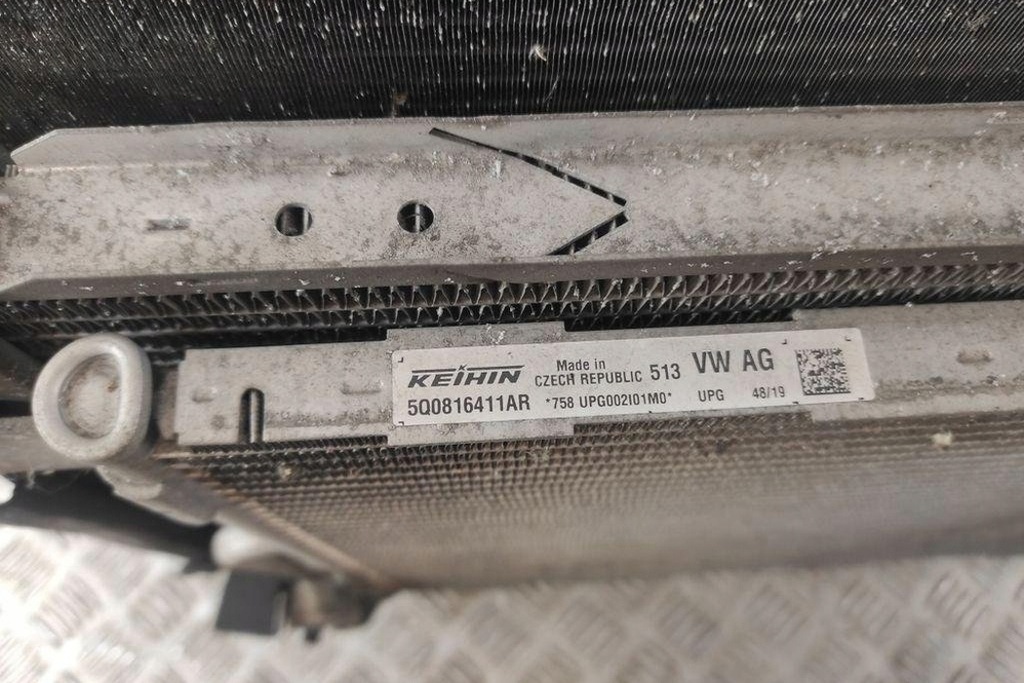 фото №13, Комплект радіатор vw tiguan ad1 5q0121251gr 1.5l бензиновий 110kw 2019