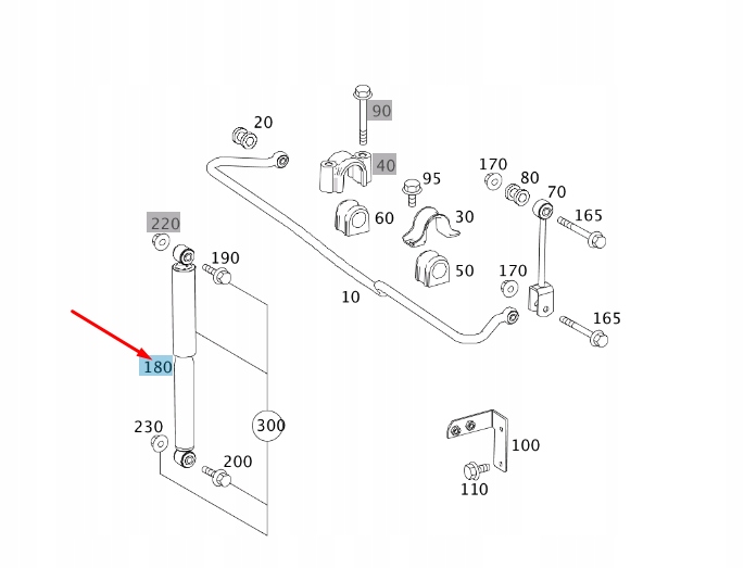 Mercedes-benz sprinter w906 rear shock абсорбер a9063202231 в Україні