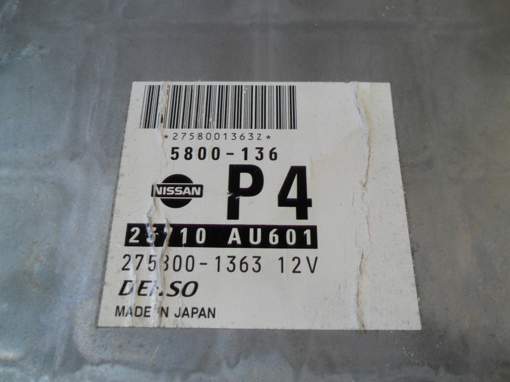 фото №12, Блок керування двигуна primera p12 2.2 23710au601