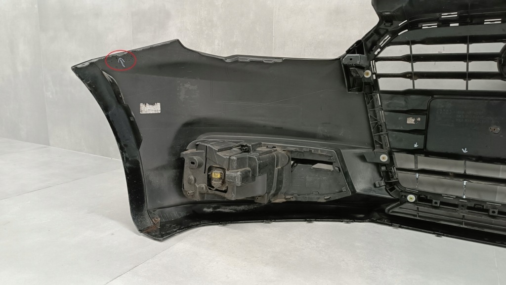 Бампер перед передний audi a1 рестайлинг  s-line 8xa 14-18 / + противотуманная фара x 2 Доставка