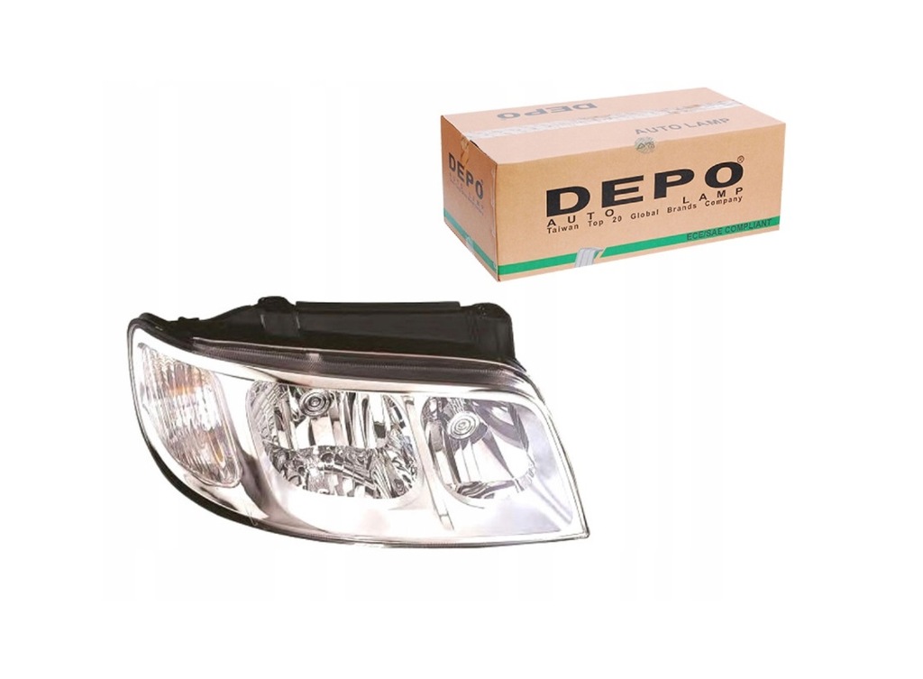 фото №1, Фара depo лампа права hyundai matrix