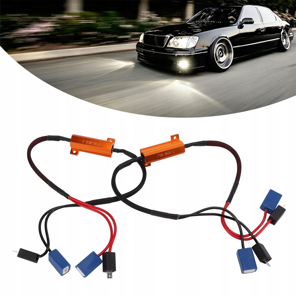 фото №2, Перетворювач резистор лампочка led h1 h3