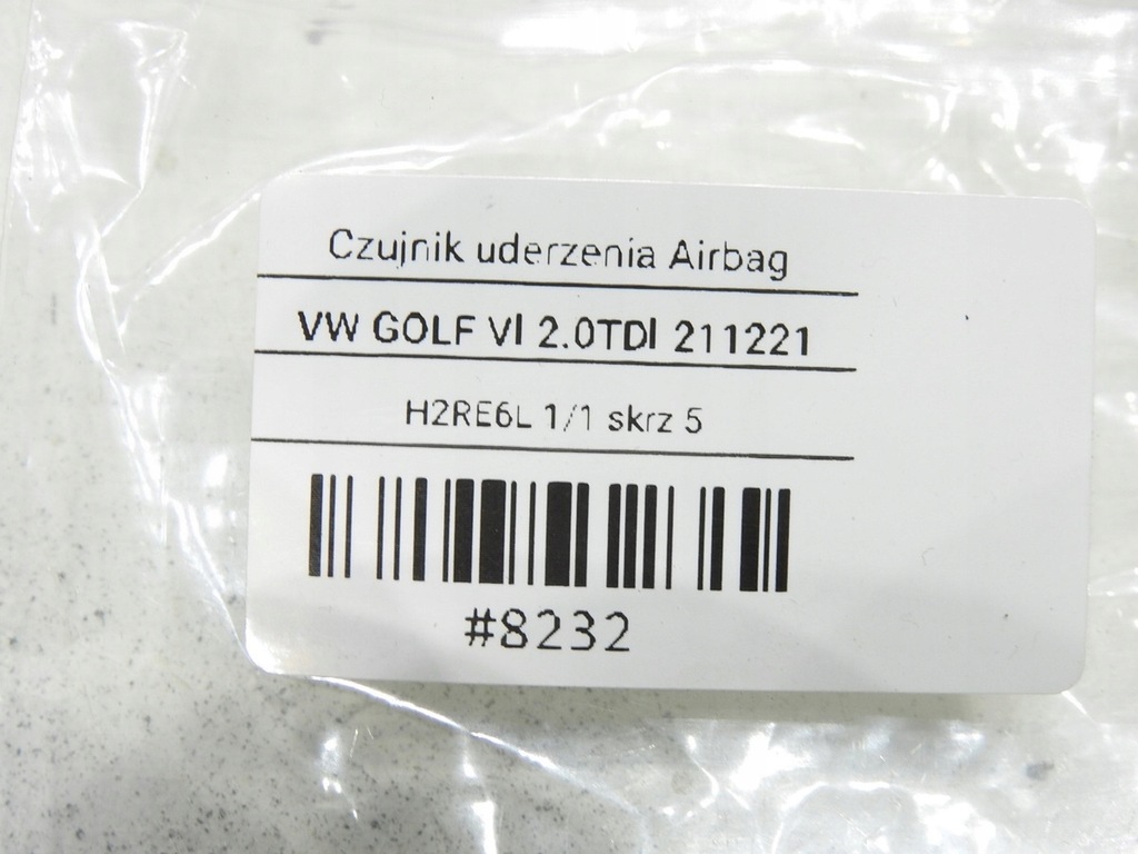 фото №8, Датчик ударний боковий задня vw golf vi