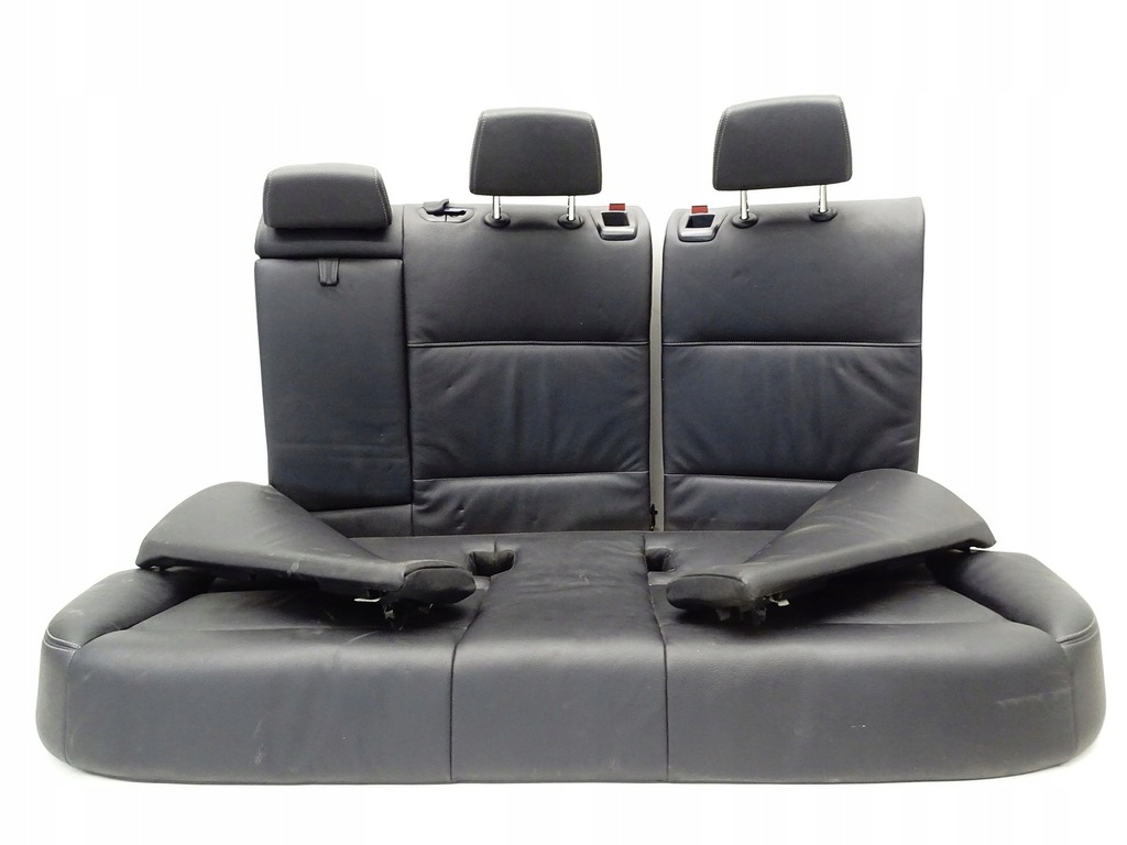 фото №14, Сидіння шкіра bmw x3 f25 lift czarna заднє сидіння комплект