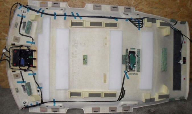 фото №2, Потолок+ освещение lexus rx 450h iv long 7 человек оригинал идеальное состояние 15-