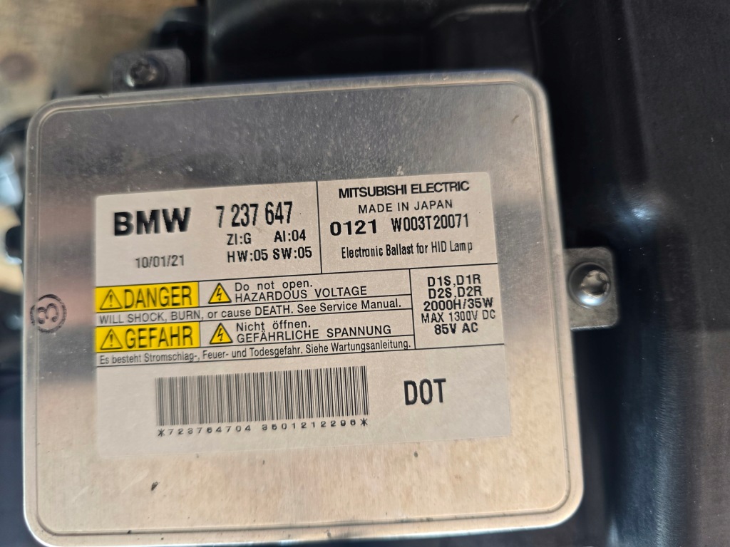 Фара левая левый  перед bmw f07 5gt bi-xenon поворотный европа комплектный  7199613 в Украине