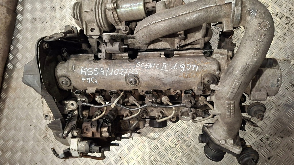 фото №8, Двигун блок двигуна з система паливний renault scenic ii 1.9dci