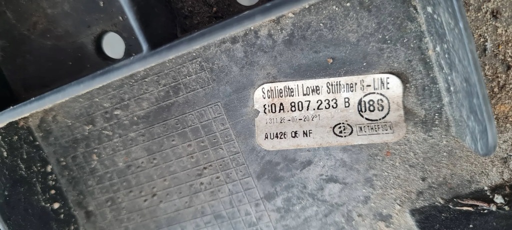 фото №14, Q5 80a sq5 защита плита pod бампер sline 80a807233b