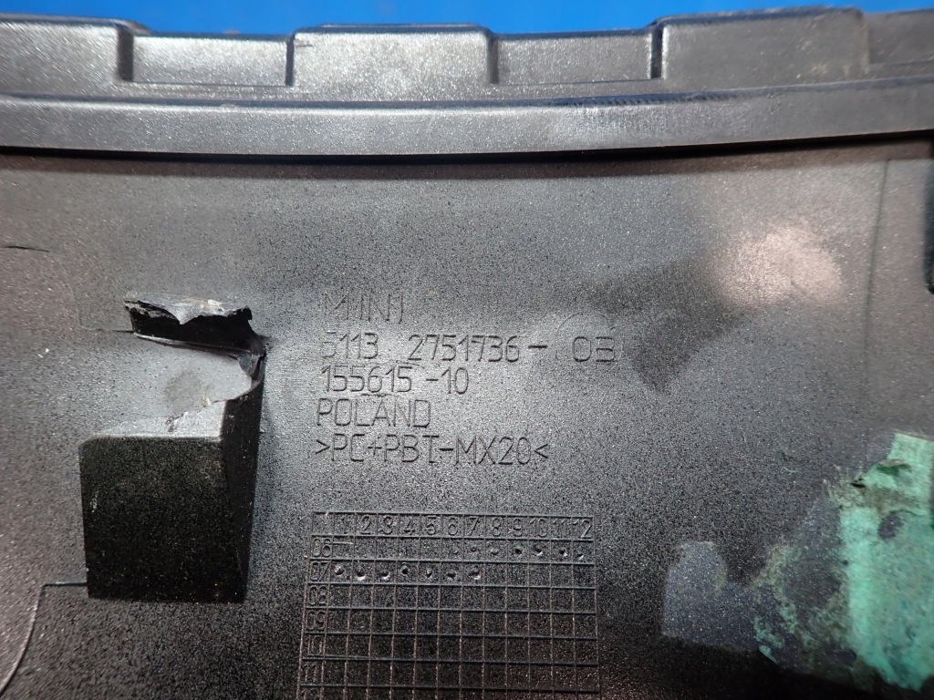 Впуск капот повітря mini r56 s 2751736 Зі Шроту