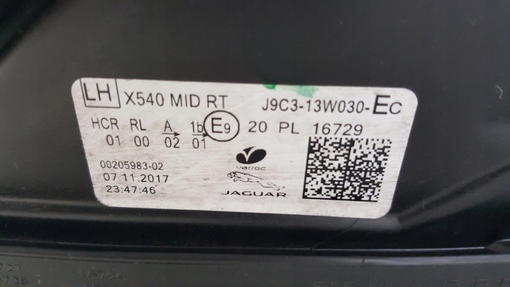 Jaguar e pace full led фара перед левая 2017-2023 Киев