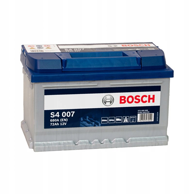 фото №1, Bosch silver s4 72ah 680a