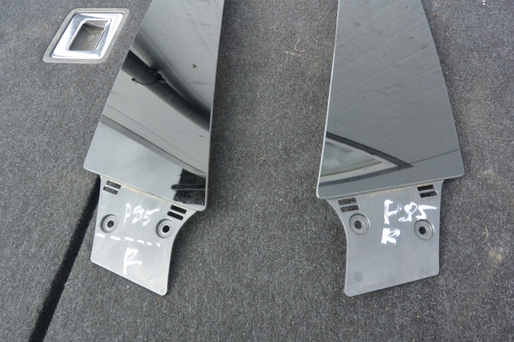 фото №4, Защита стойка стеклянная правая левая tesla model s