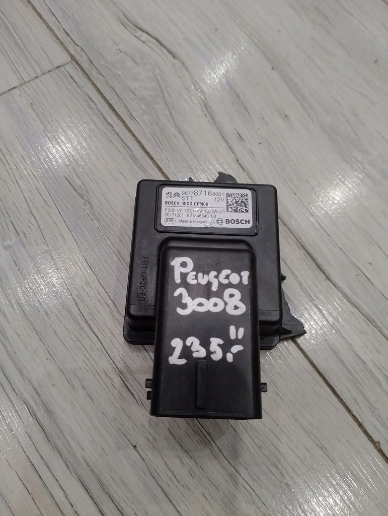 фото №1, Модуль реле запуск стоп peugeot 3008 ii